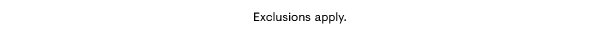 Exclusions