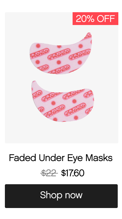 Faded Under Eye Masks