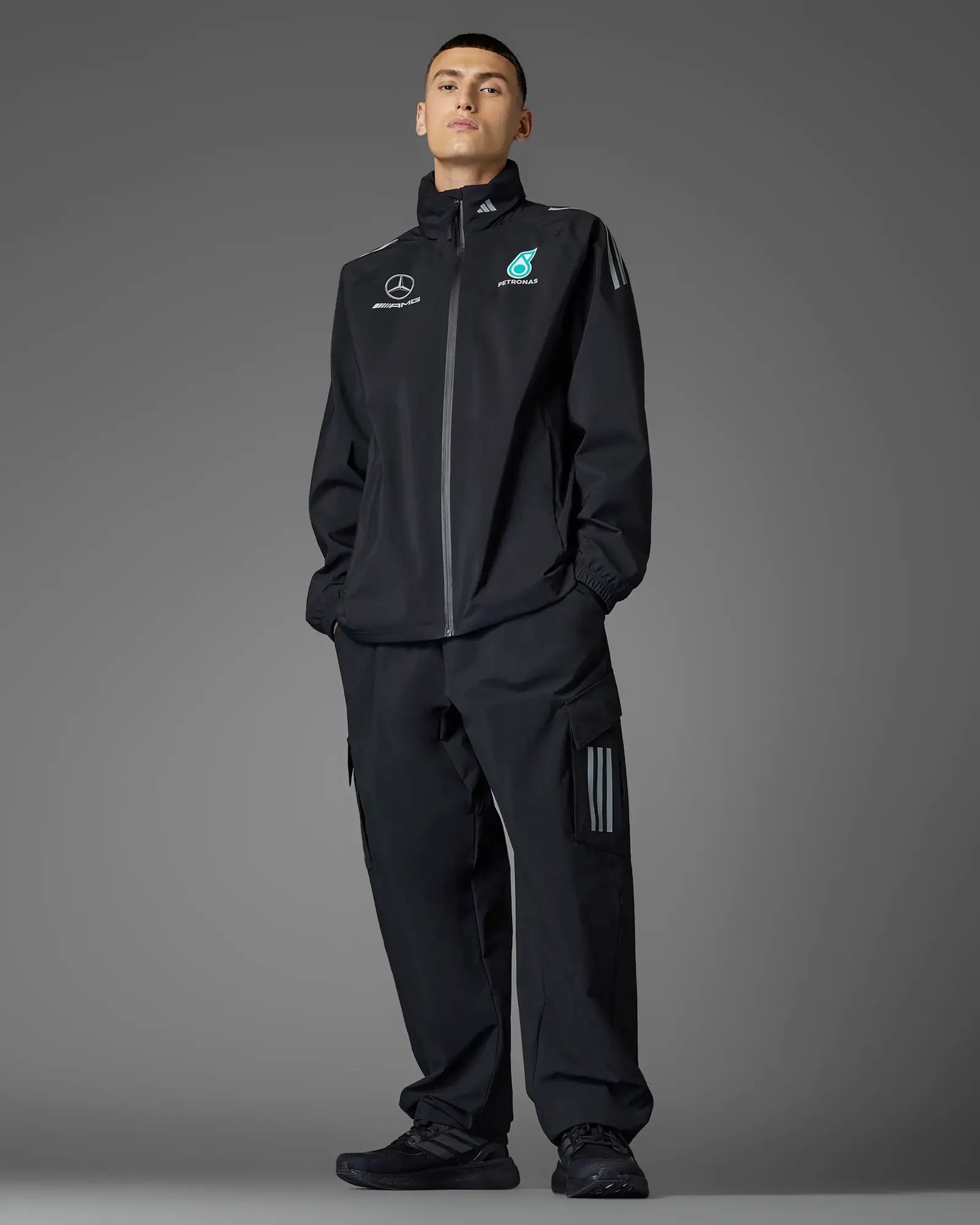 Image of Mens 2025 Mechanics Rain Jacket Black