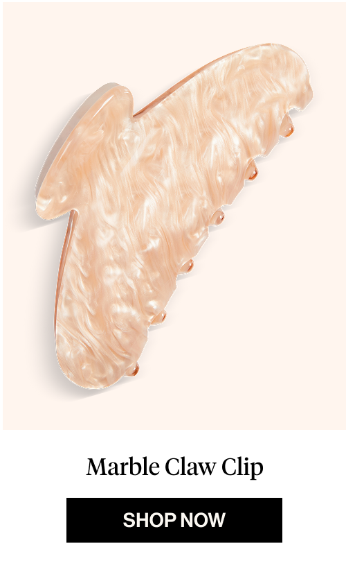 Marble Claw Clip