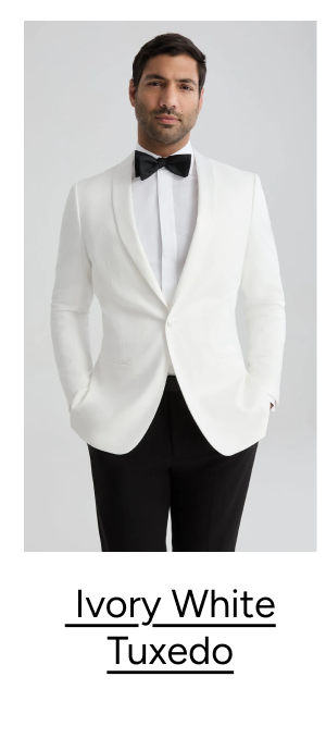 Ivory White Tuxedo, $299