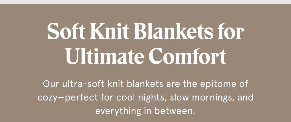 Blankets