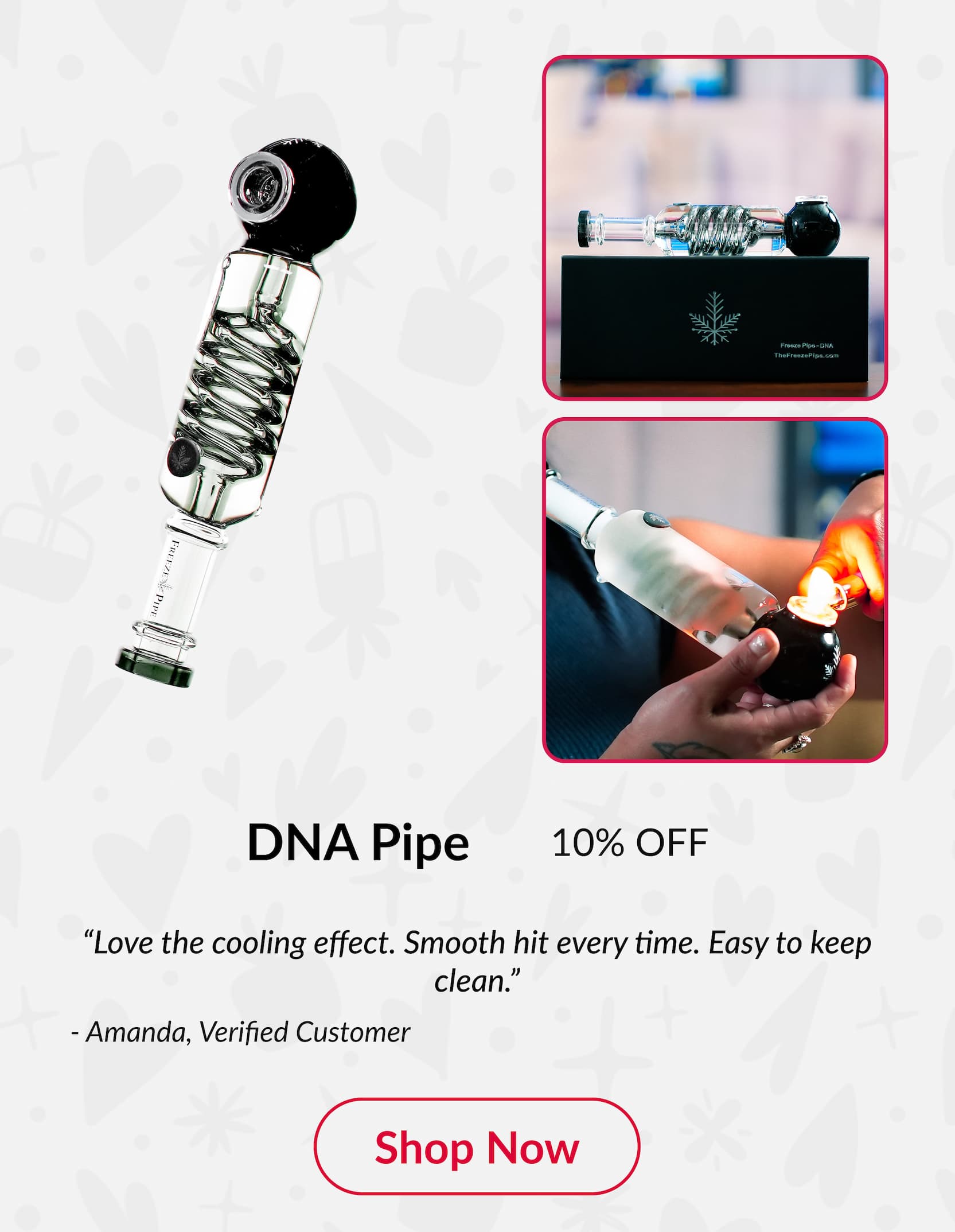 DNA Pipe glass hand pipe product