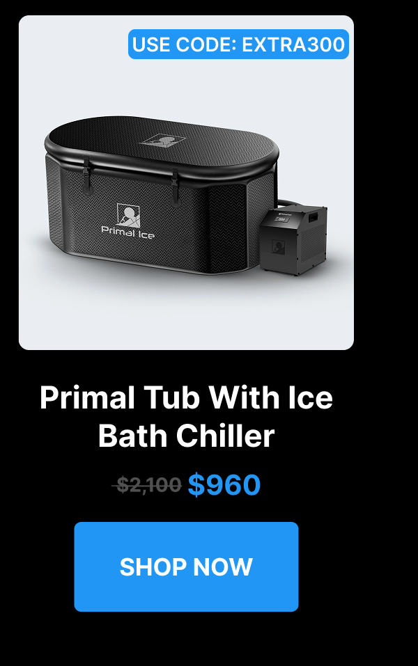 Primal Tub With Ice Bath Chiller