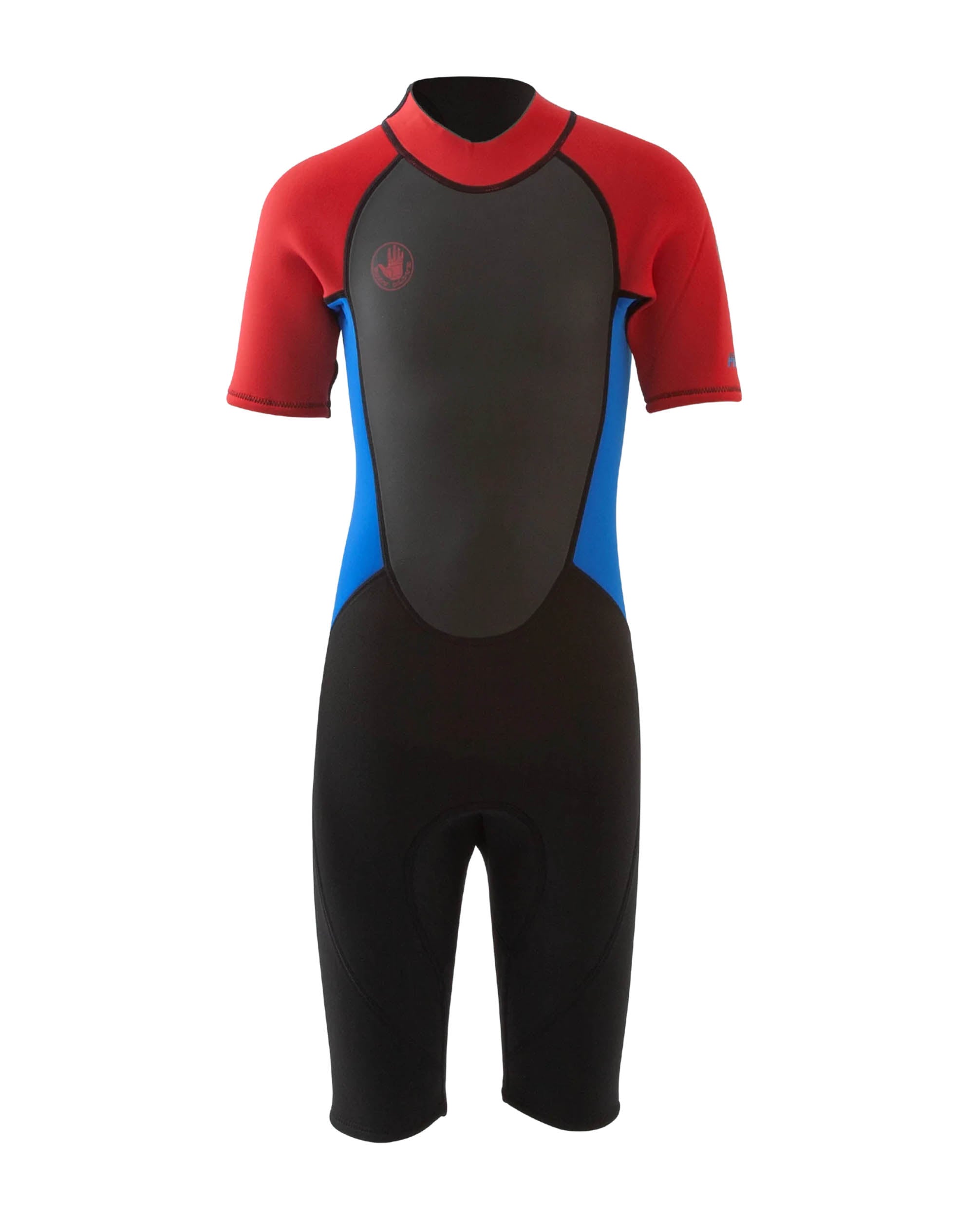 Image of Junior Pro 3 Back Zip Springsuit 2/1mm - Red
