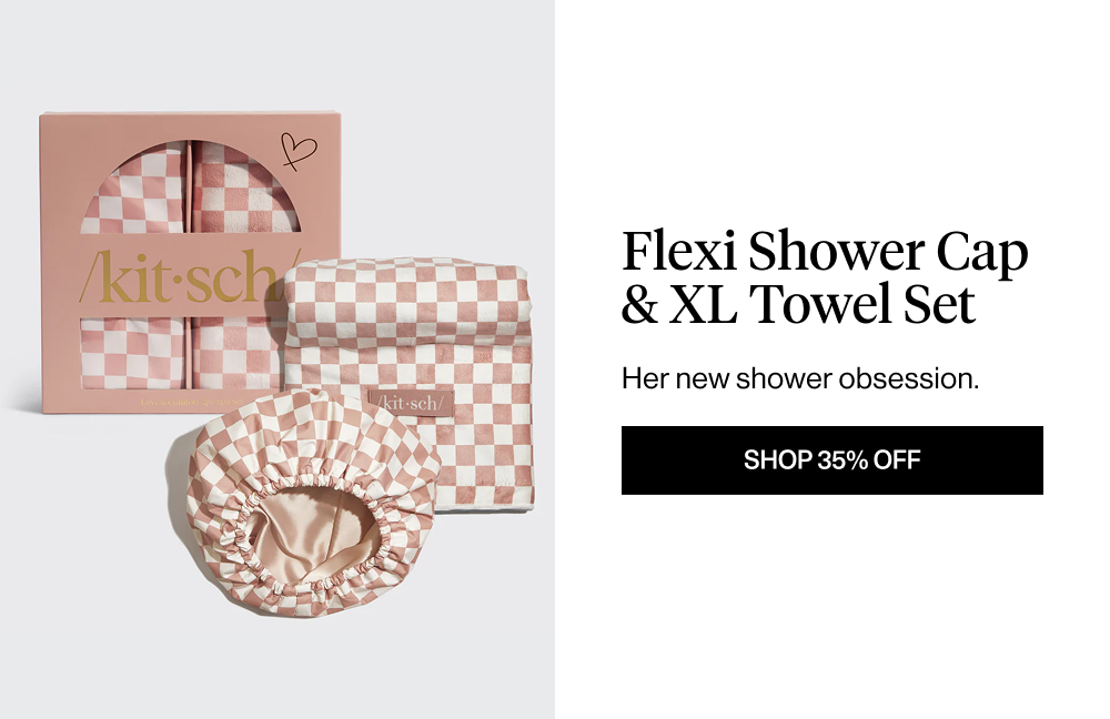 Flexi Shower Cap & XL Towel Set