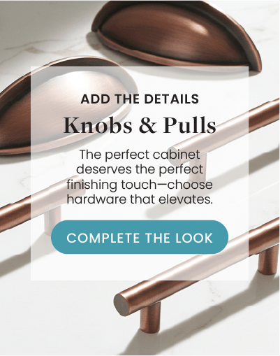 Image of cabinet hardware in different styles 