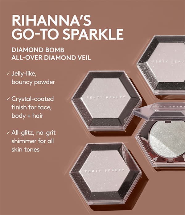 MINI DIAMOND BOMB ALL-OVER DIAMOND VEIL
