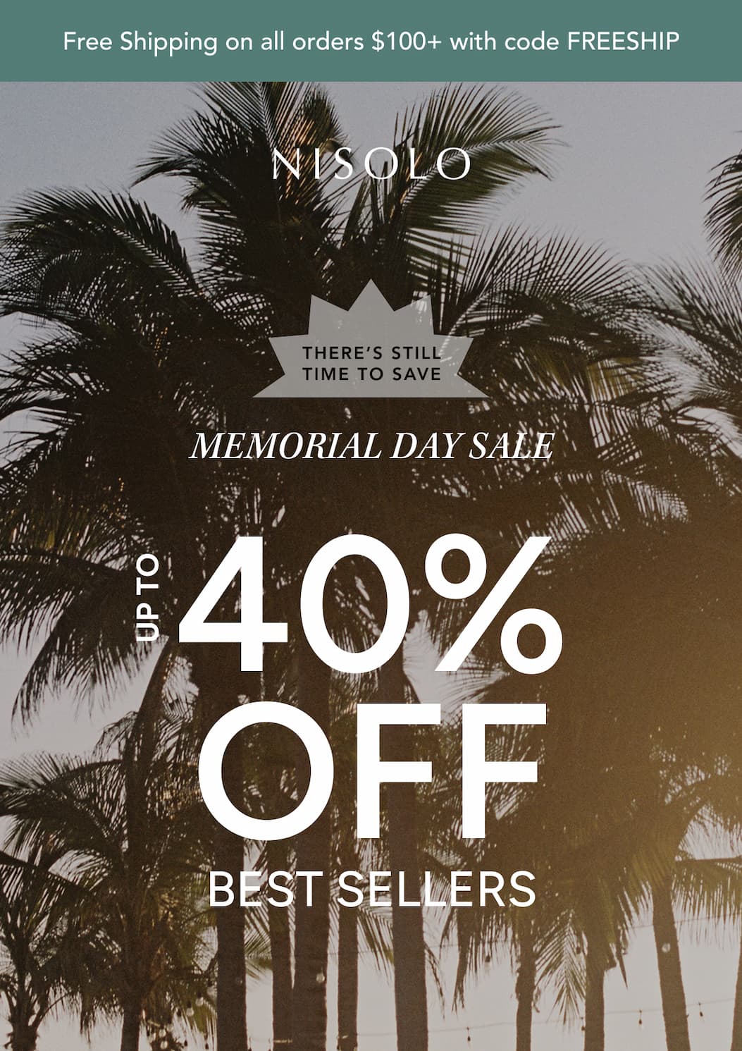 Sale up to 40% Off Best Sellers