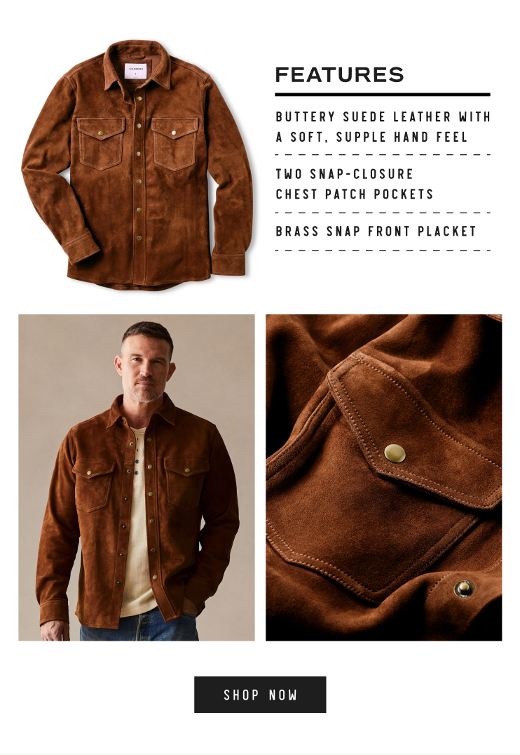 Suede CPO Overshirt