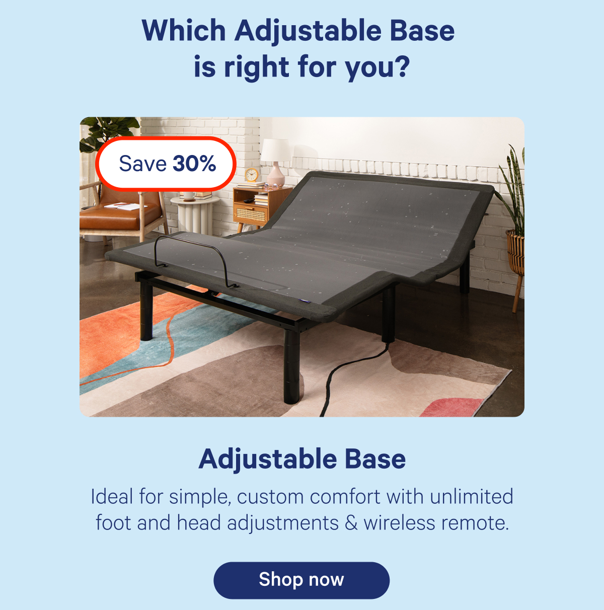 Adjustable Base