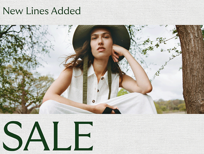 Summer Sale | New lines added 30% off