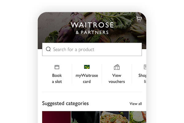 Shop on the app