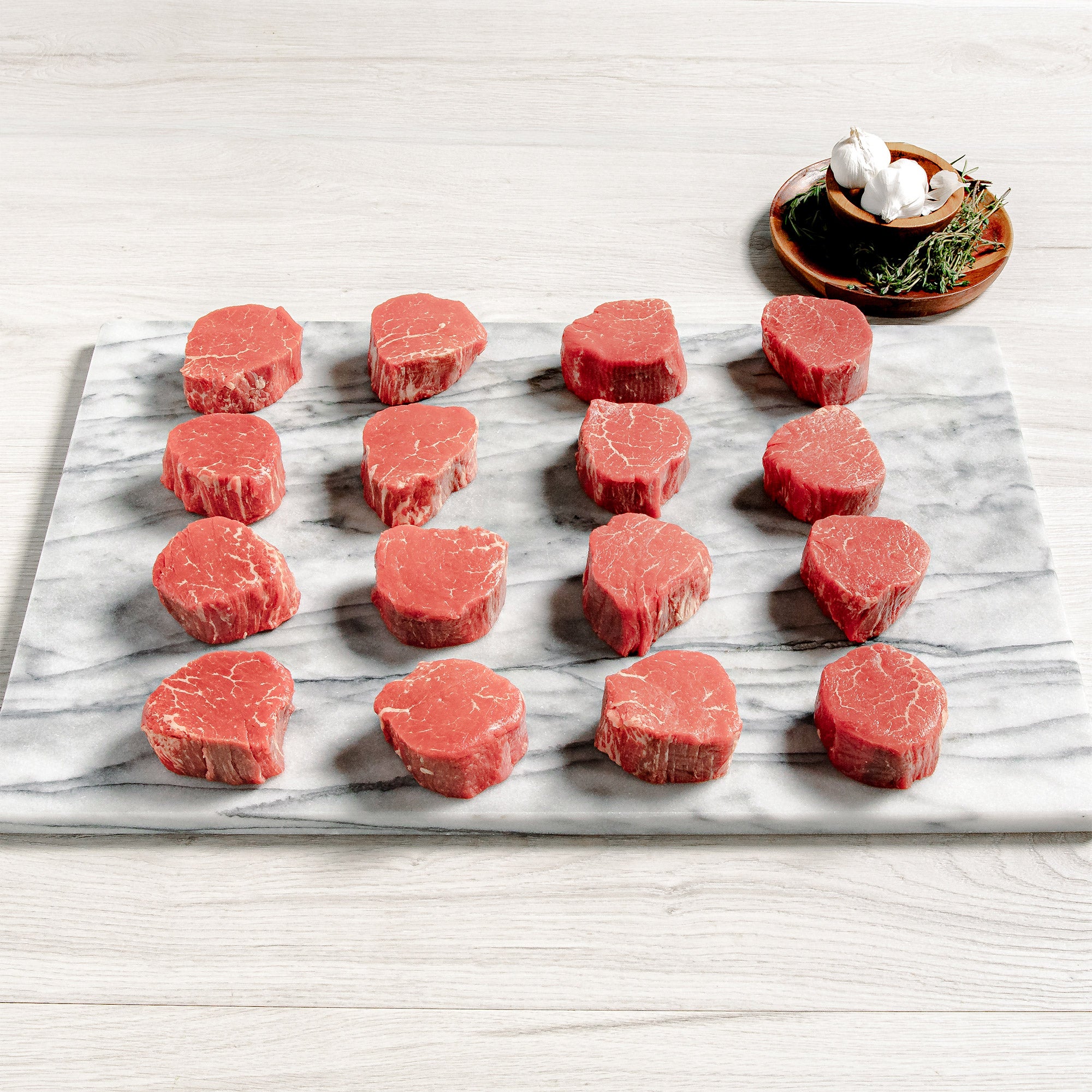 Rastelli’s USDA Choice Black Angus Filet Mignon (16/5 oz Per Filet Mignon), 16 Total Count, 5 lbs Total