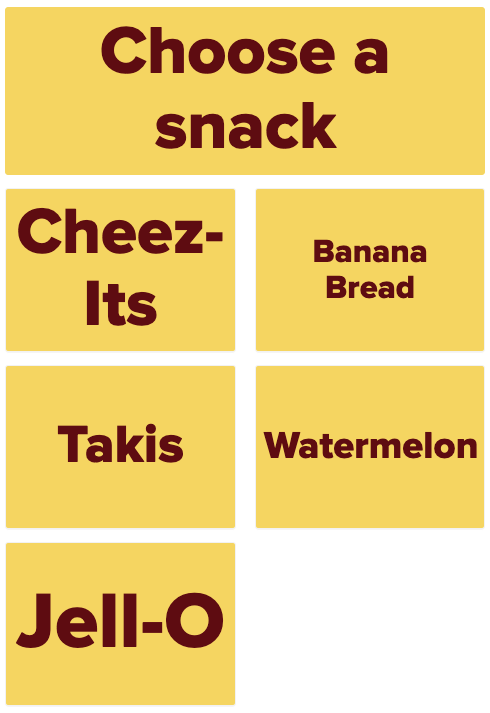 https://www.buzzfeed.com/kay_to_the_kay/choose-some-snacks-and-ill-try-to-guess-your-love
