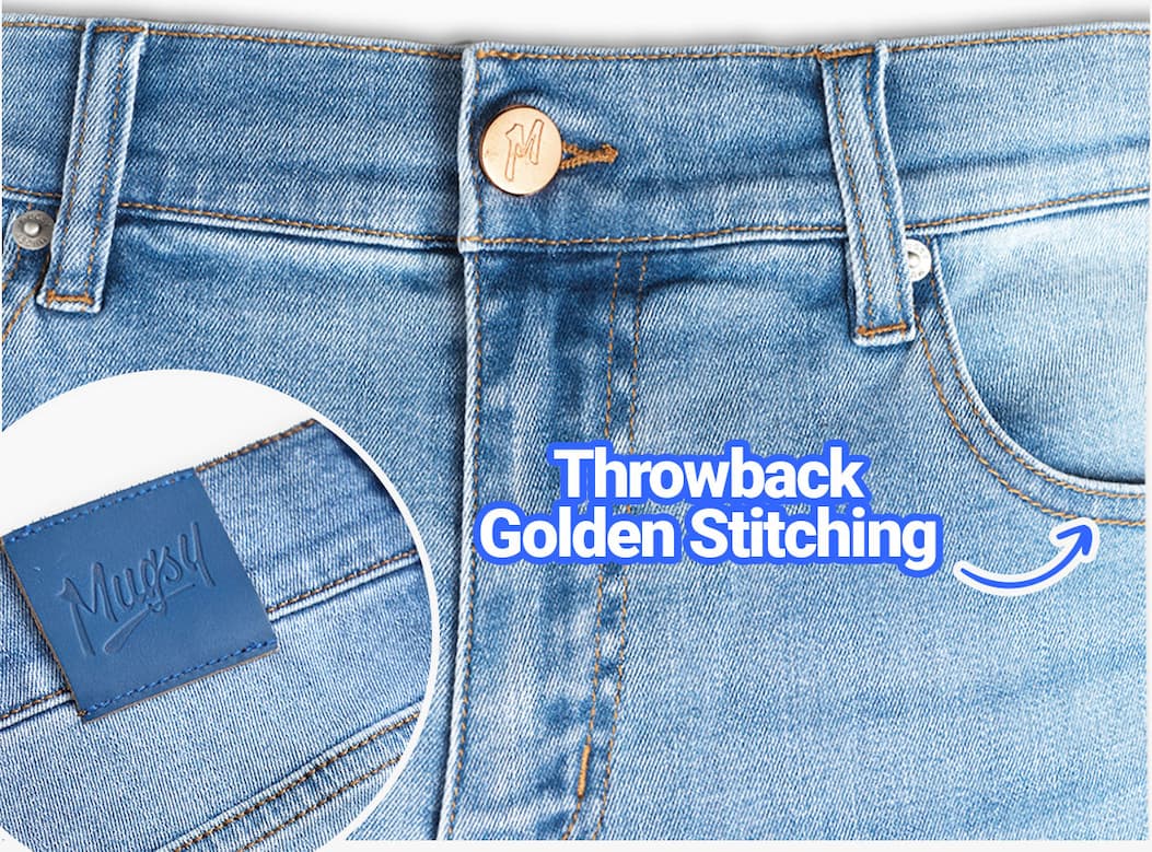 Throwback golden stitching. [IMG of Daytonas]