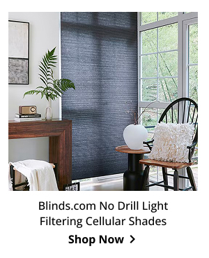 Blinds.com No Drill Light Filtering Cellular Shades | Shop Now >