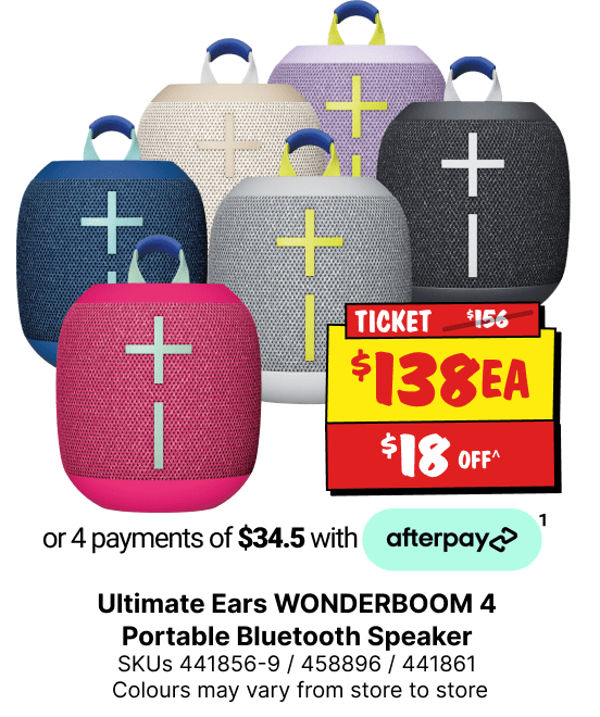 Ultimate Ears WONDERBOOM 4 Portable Bluetooth Speaker