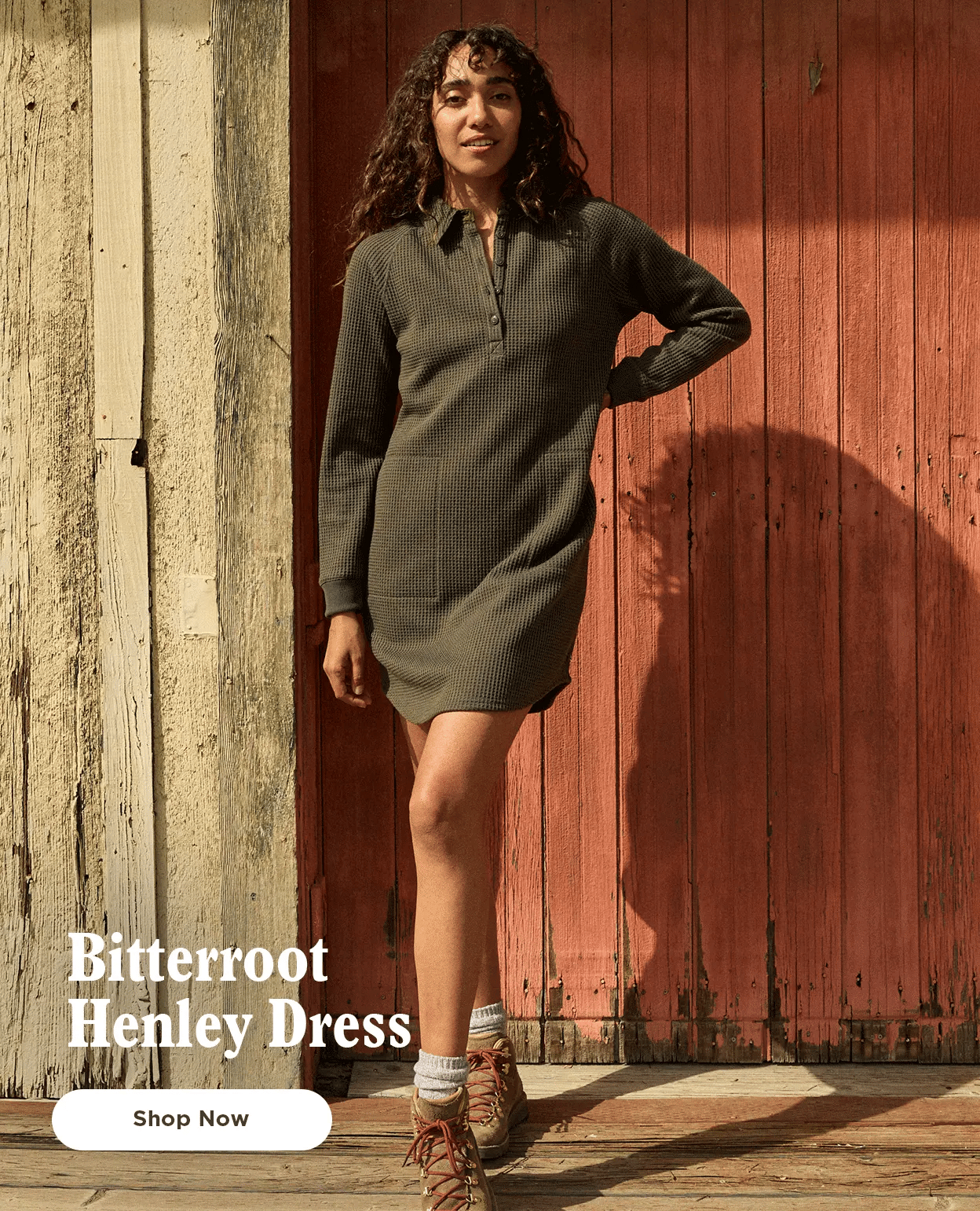 Bitterroot Henley Dress