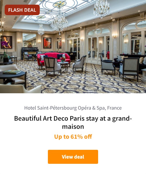 Beautiful Art Deco Paris stay at a grand-maison
