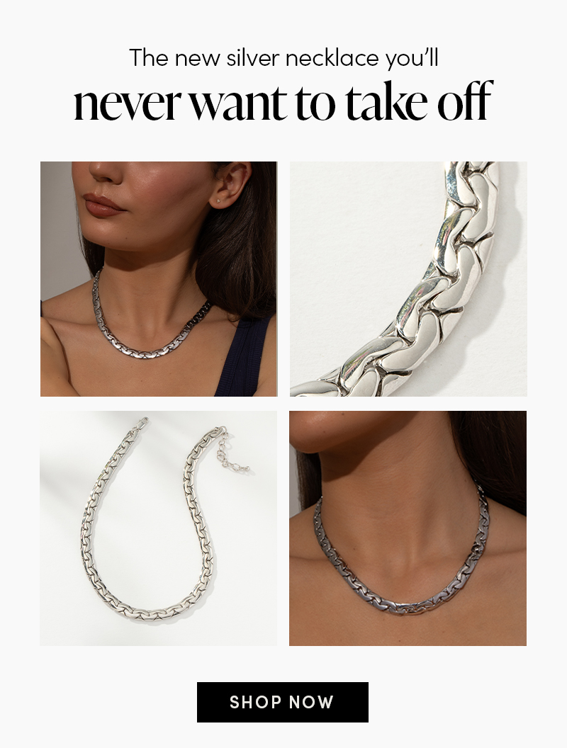New silver statement necklace you'll never want to take off