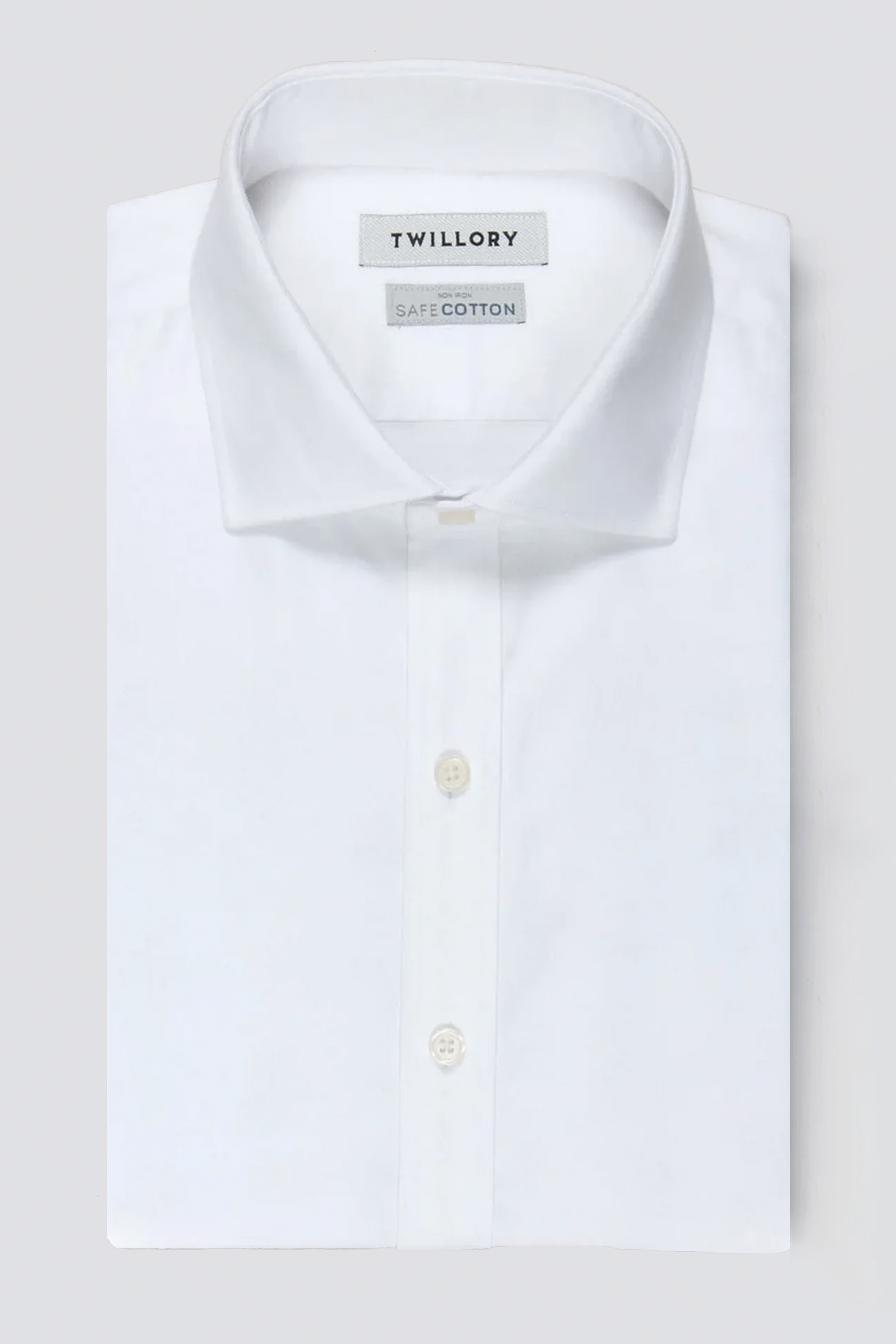 Image of Non-Iron White Twill