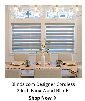 Blinds.com Designer Cordless 2 Inch Faux Wood Blinds | Shop Now >