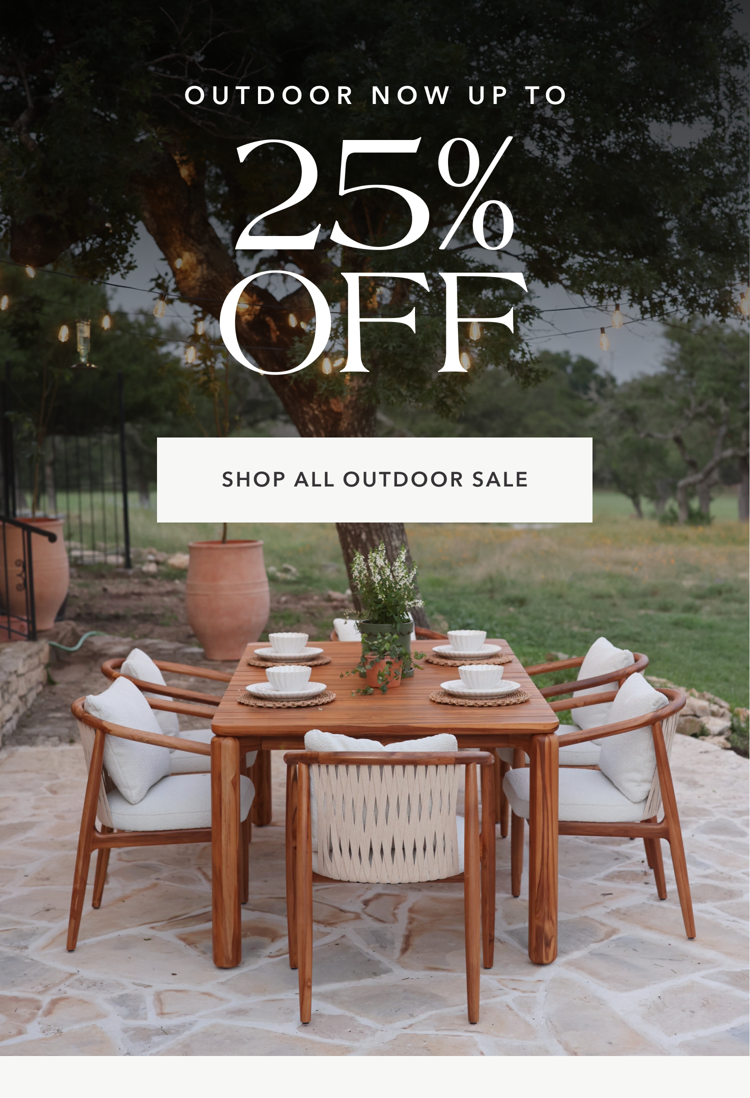 Outdoor Now Up to 25% Off - Shop All Outdoor Sale