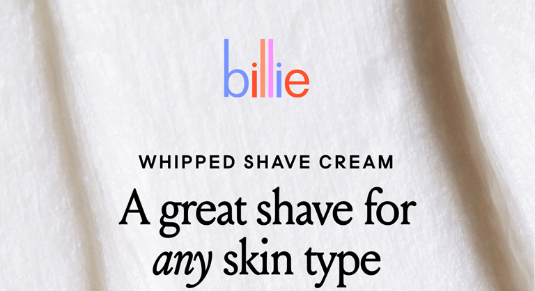 Whipped shave cream. A great shave for any skin type