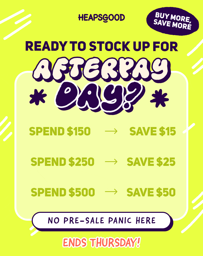 Stock up for Afterpay Day!