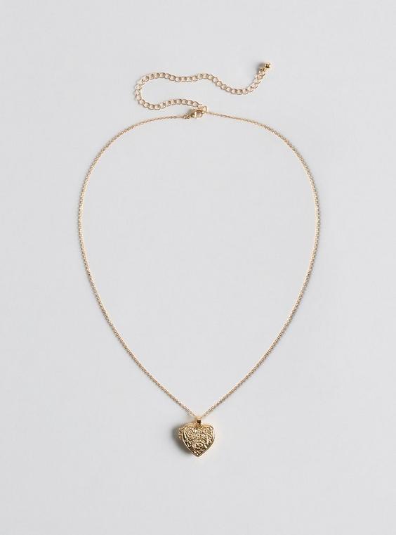 Delicate Heart Locket Necklace