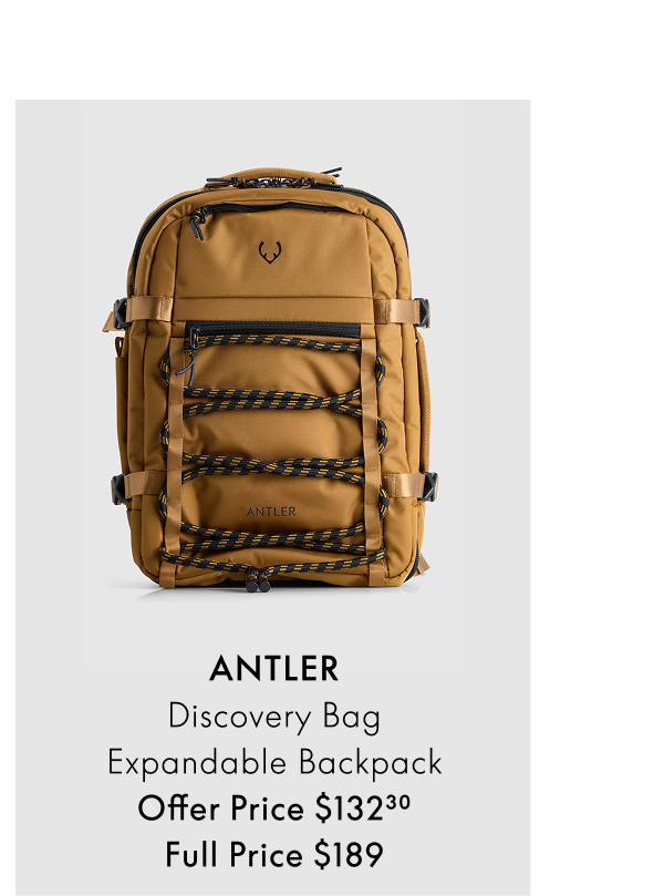 ANTLER Discovery Bag Expandable Backpack