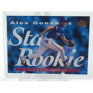 1995 Upper Deck Alex Gonzalez Seattle Mariners #212 Baseball Card Rookie RC 