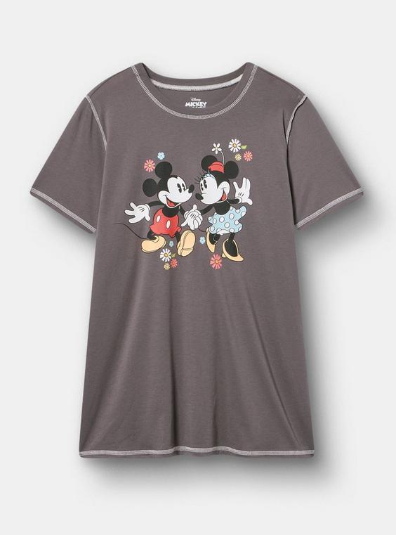 Disney Mickey Mouse Slim Seam Cotton Tee