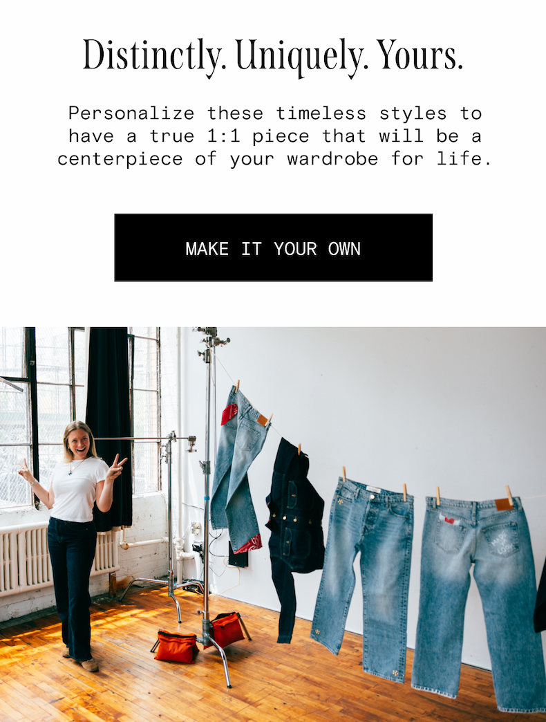 Personalize your own piece with Gabi Made