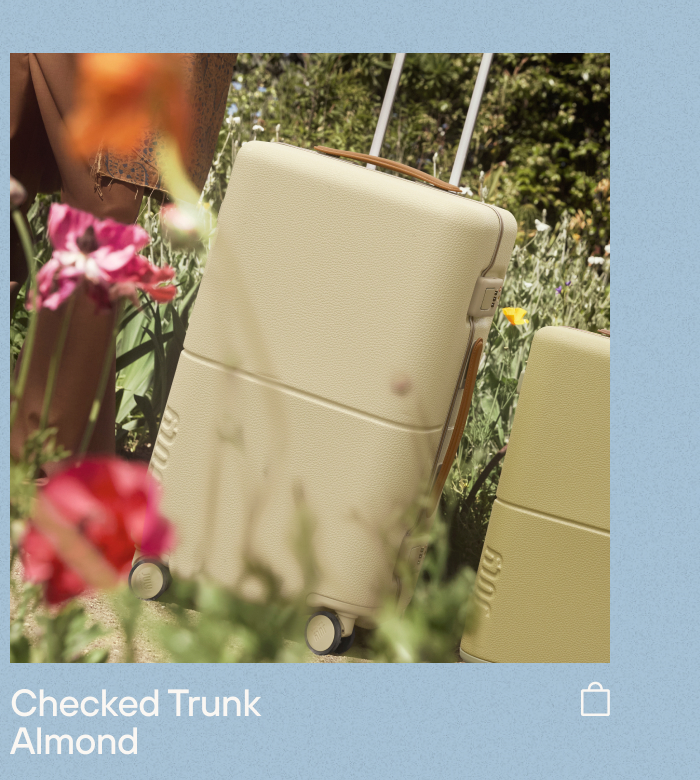 Checked Trunk Almond