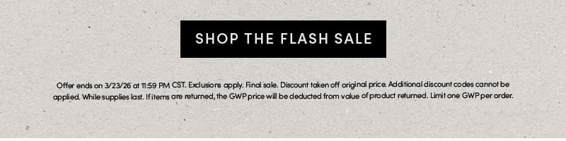 Shop The Flash Sale