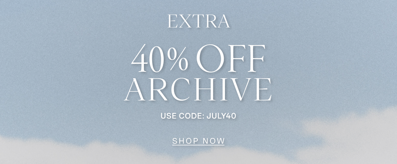 Extra 40% Off Archive