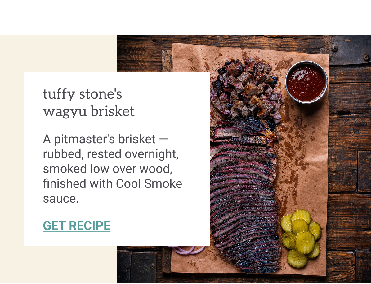 Tuffy Stone wagyu brisket recipe