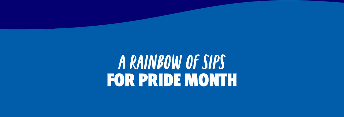 A rainbow of sips for pride month