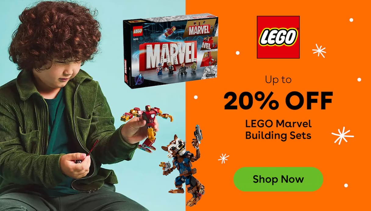 Up to 20% OFF Lego Marvel Building Sets