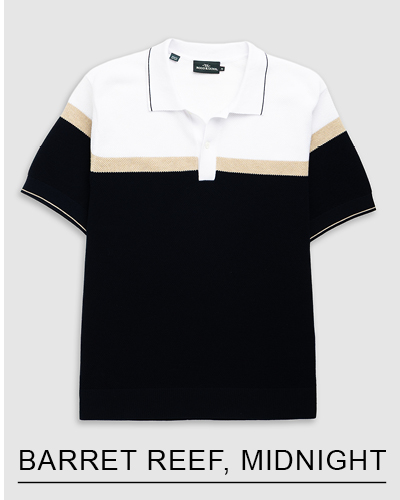 Shop Barret Reef Knit, Midnight online and instore at Rodd & Gunn