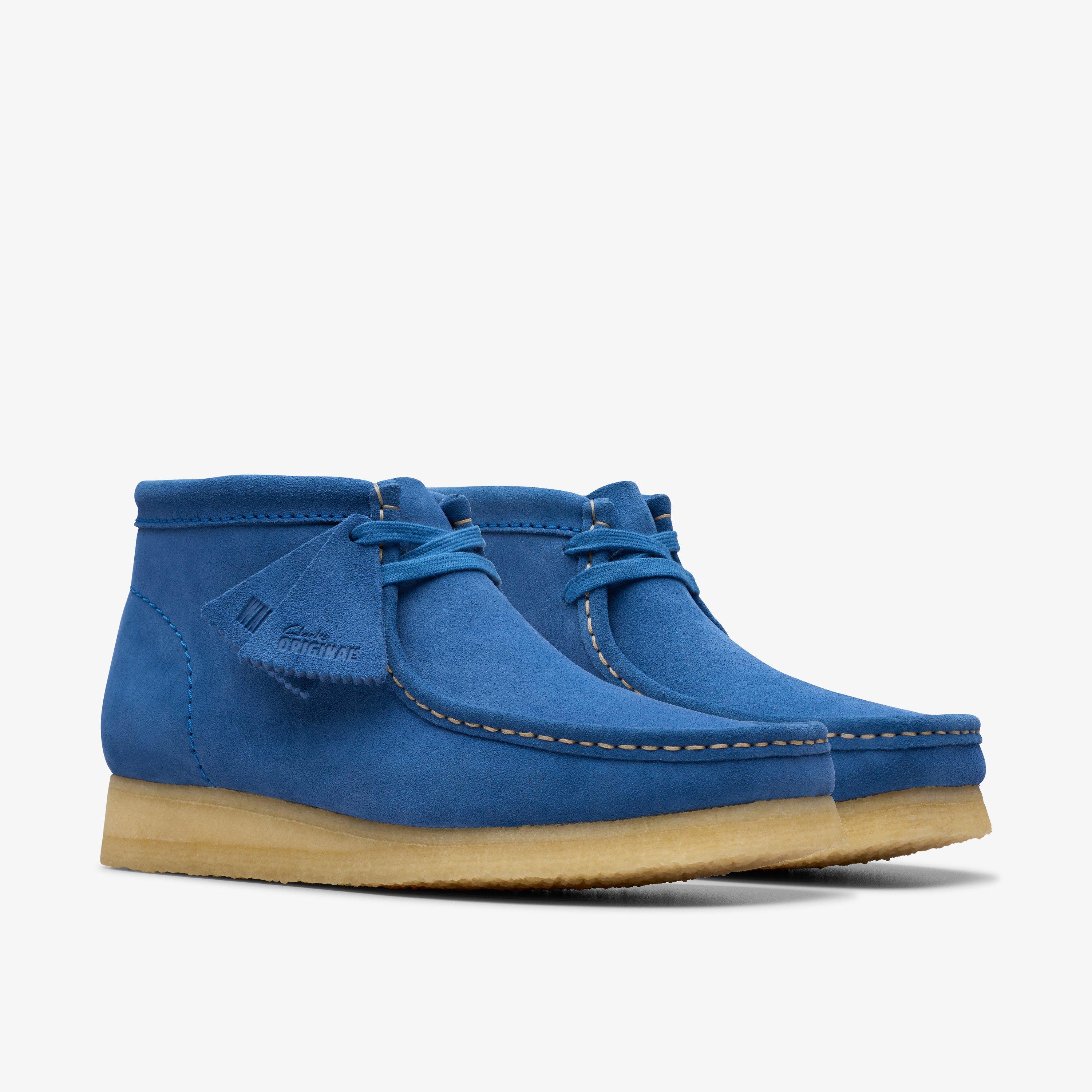 Wallabee Boot Blue Suede