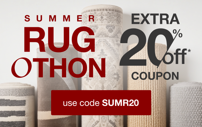 Shop the Summer Rug-O-Thon