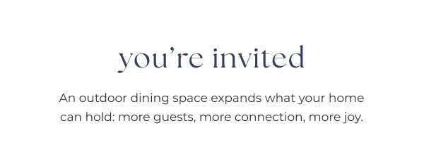 you're invited