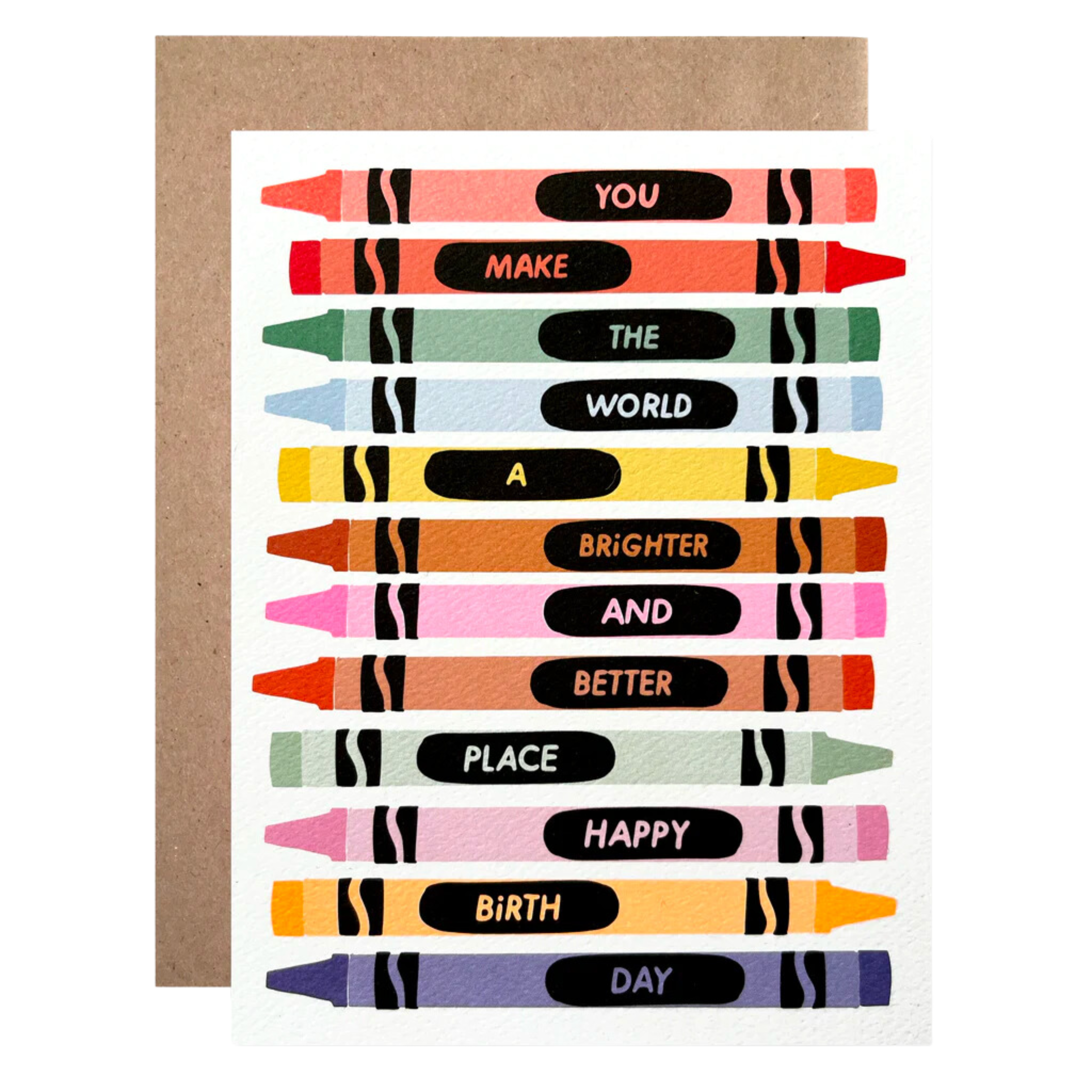 Image of Brighter and Better Birthday Crayons