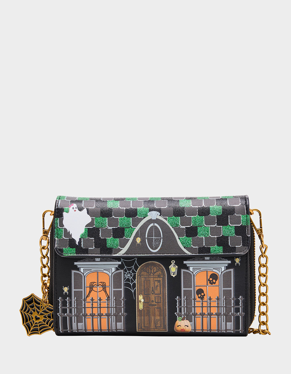 Image of FOREVER HOME WALLET ON CHAIN BLACK/MULTI