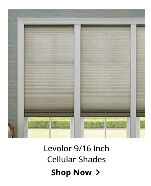 Levolor 9/16 Inch Cellular Shades | Shop Now >