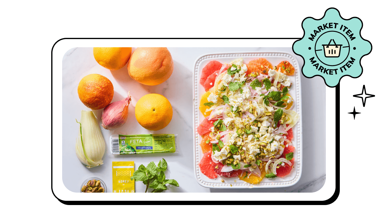 Meal Shortcut | Citrus Salad with Feta, Pistachios, & Mint