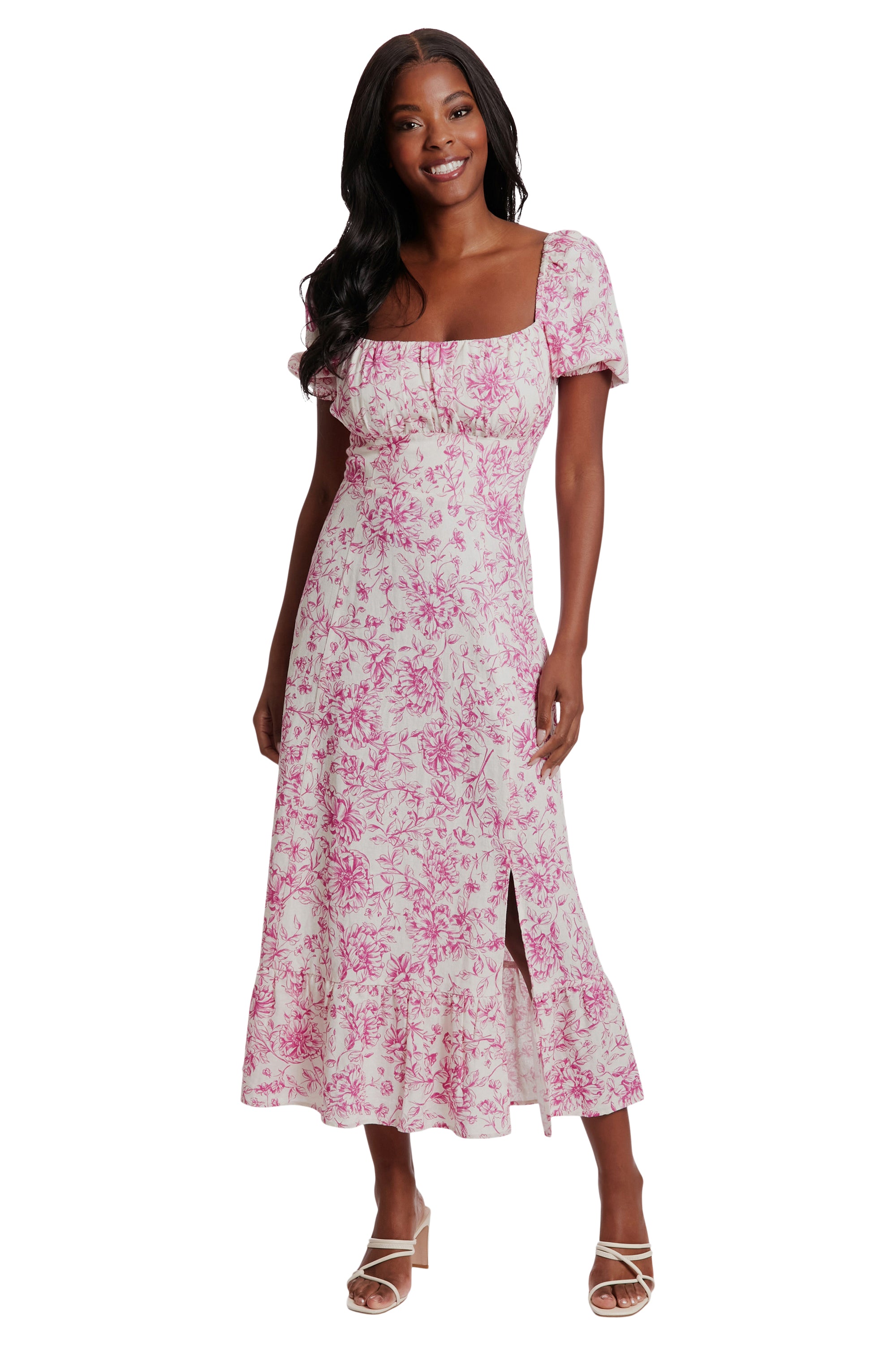 Image of Kristin in Floral Toile
